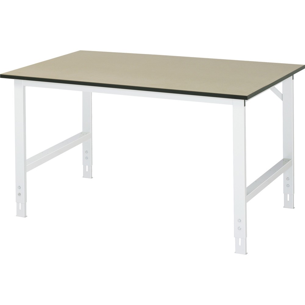 Obrázek produktu: Pracovní stůl RAU ve výškově nastavitelném provedení, řada TOM, V×Š×H 760-1080 × 1500 × 1000 mm, pracovní deska MDF