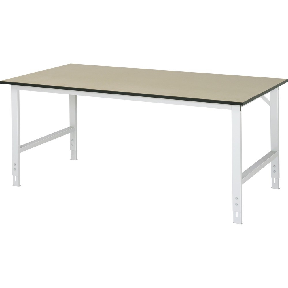 Obrázek produktu: Pracovní stůl RAU ve výškově nastavitelném provedení, řada TOM, V×Š×H 760-1080 × 2000 × 1000 mm, pracovní deska MDF