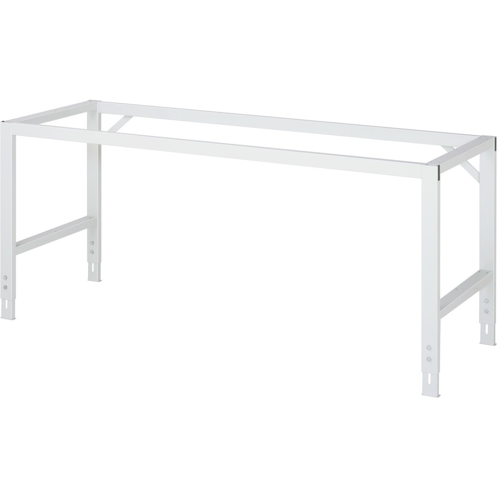 Číslo obrázku produktu 4: Pracovní stůl RAU ve výškově nastavitelném provedení, řada TOM, VxŠxH 760-1080 x 2 500 x 1000 mm, 1 zásuvka, pracovní deska z bukového masivu