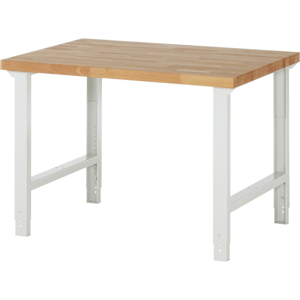 Obrázok výrobku: Pracovný stôl RAU série 7 000, v × š × h 790 – 1 140 × 1 250 × 900 mm