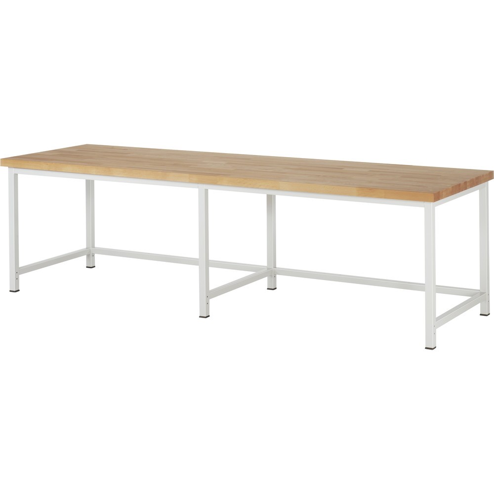 Obrázok výrobku: Pracovný stôl RAU série 8 000, v × š × h 840 – 1 040 × 3 000 × 900 mm