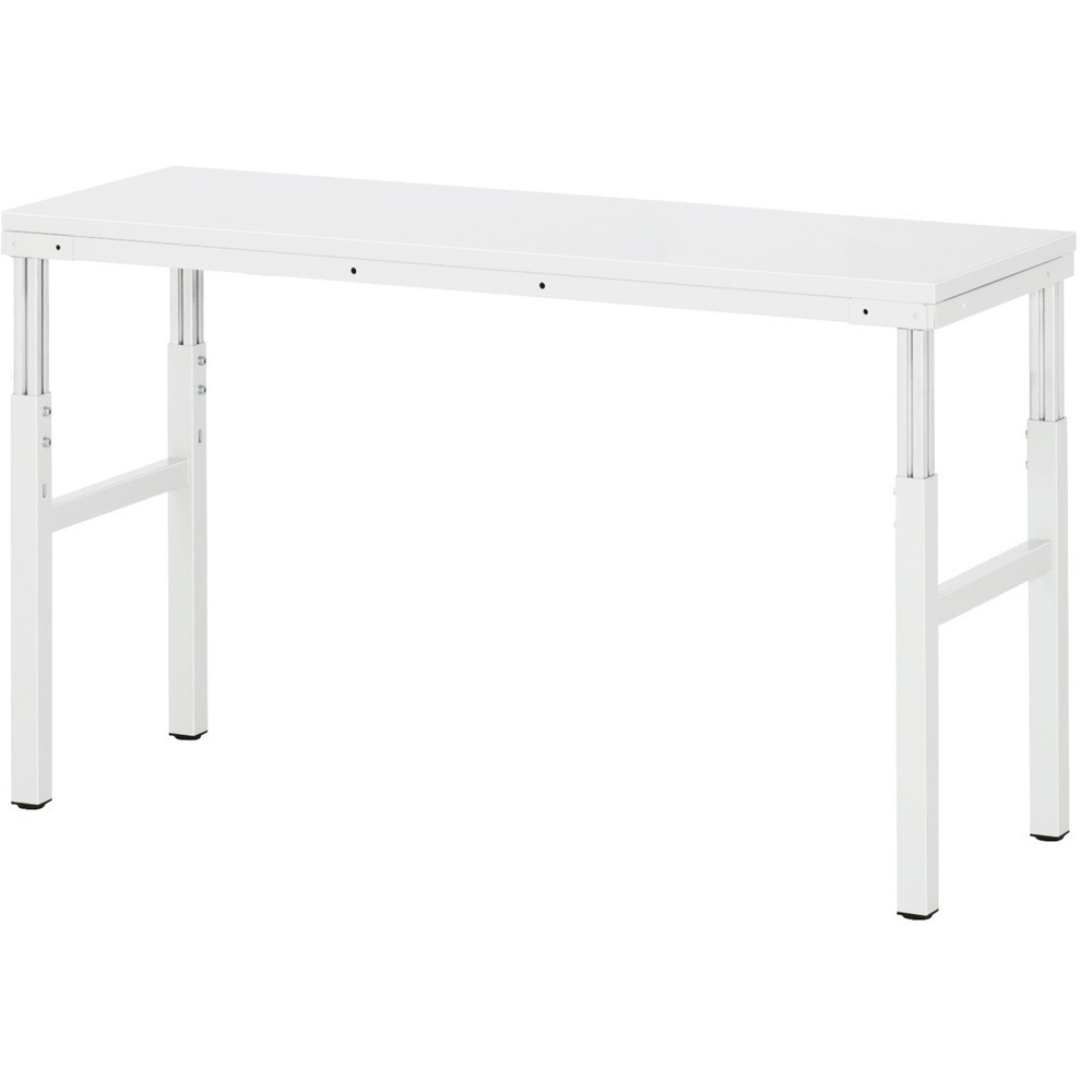 Číslo obrázka výrobku 1: Pracovný stôl RAU série E, v × š × h 650 – 1 000 × 1 500 × 500 mm doska s melamínovým povrchom