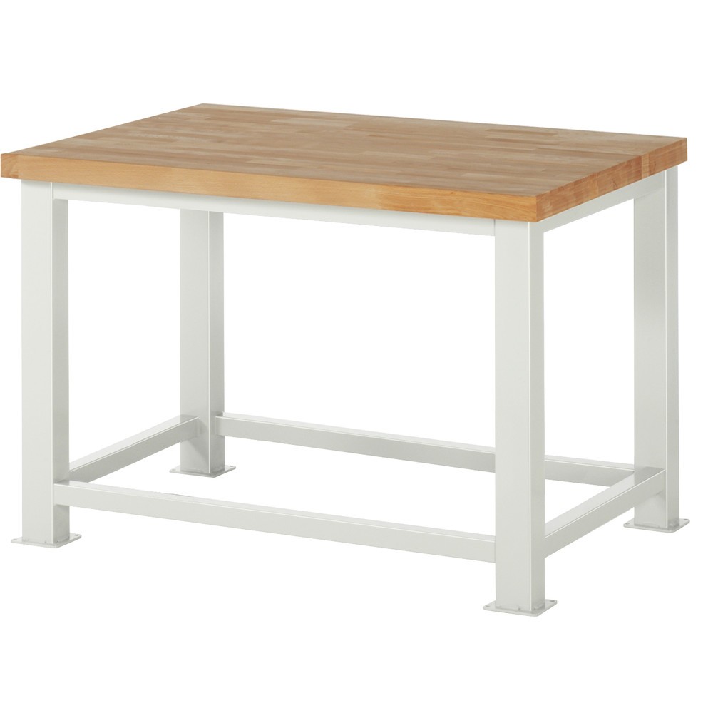 Obrázok výrobku: Pracovný stôl s vysokou nosnosťou RAU, v × š × h 850 × 1 250 × 900 mm, nosnosť max. 2 500 kg