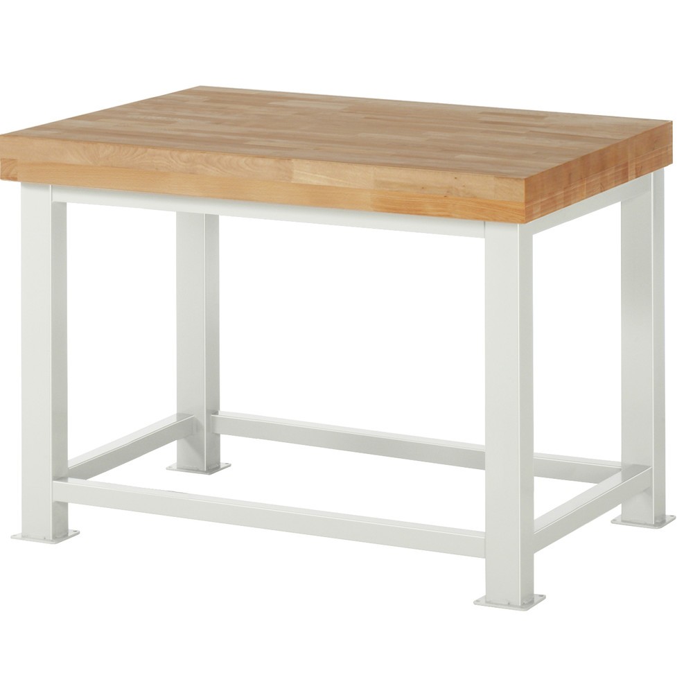 Obrázok výrobku: Pracovný stôl s vysokou nosnosťou RAU, v × š × h 900 × 1 250 × 900 mm, nosnosť max. 4 500 kg