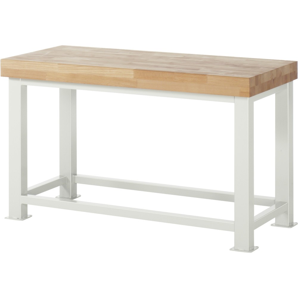 Číslo obrázka výrobku 1: Pracovný stôl s vysokou nosnosťou RAU, v × š × h 900 × 1 500 × 700 mm, nosnosť max. 4 500 kg