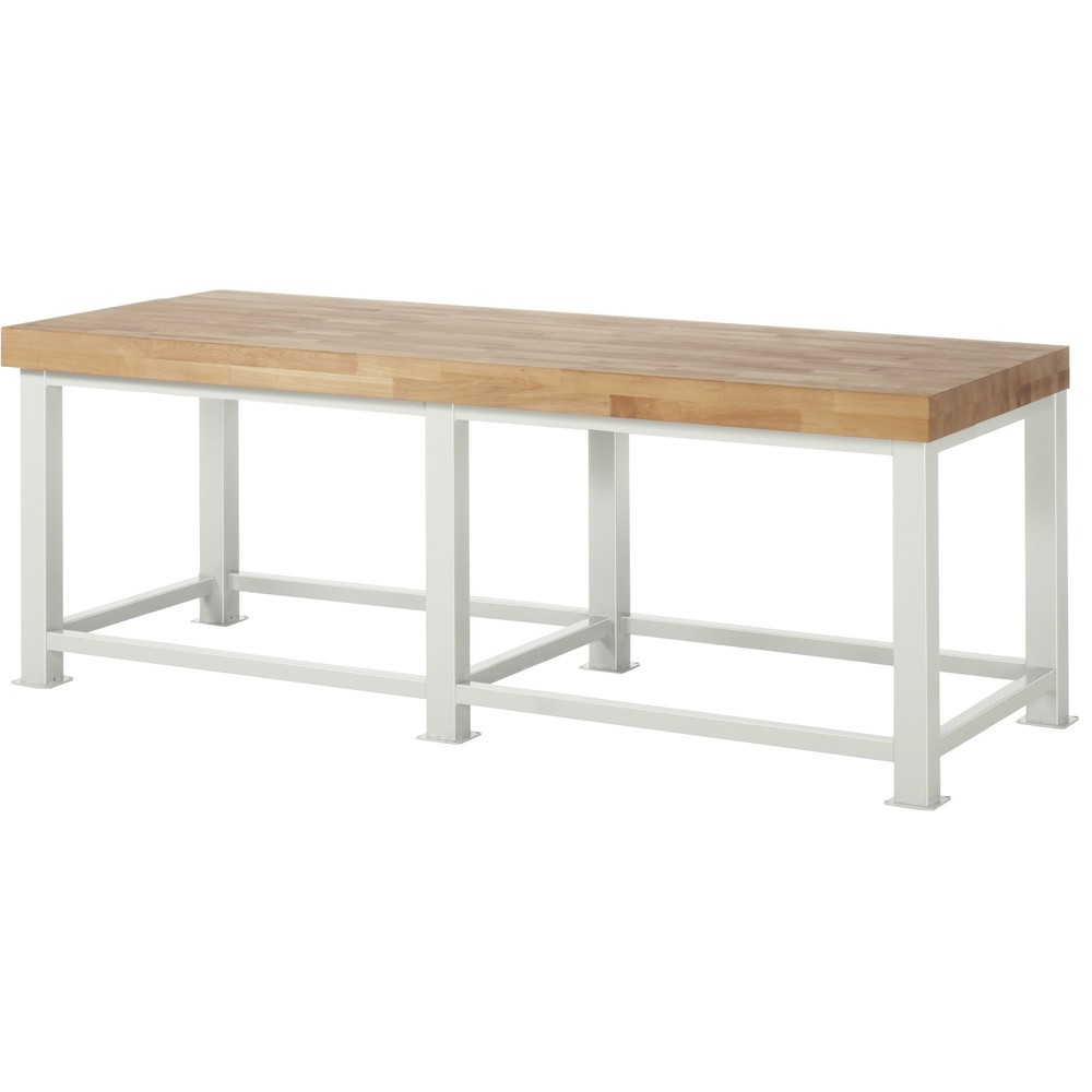 Obrázok výrobku: Pracovný stôl s vysokou nosnosťou RAU, v × š × h 900 × 2 500 × 900 mm, nosnosť max. 4 500 kg
