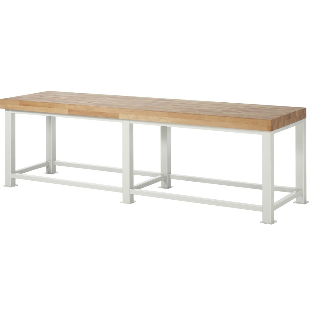 Obrázok výrobku: Pracovný stôl s vysokou nosnosťou RAU, v × š × h 900 × 3 000 × 900 mm, nosnosť max. 4 500 kg