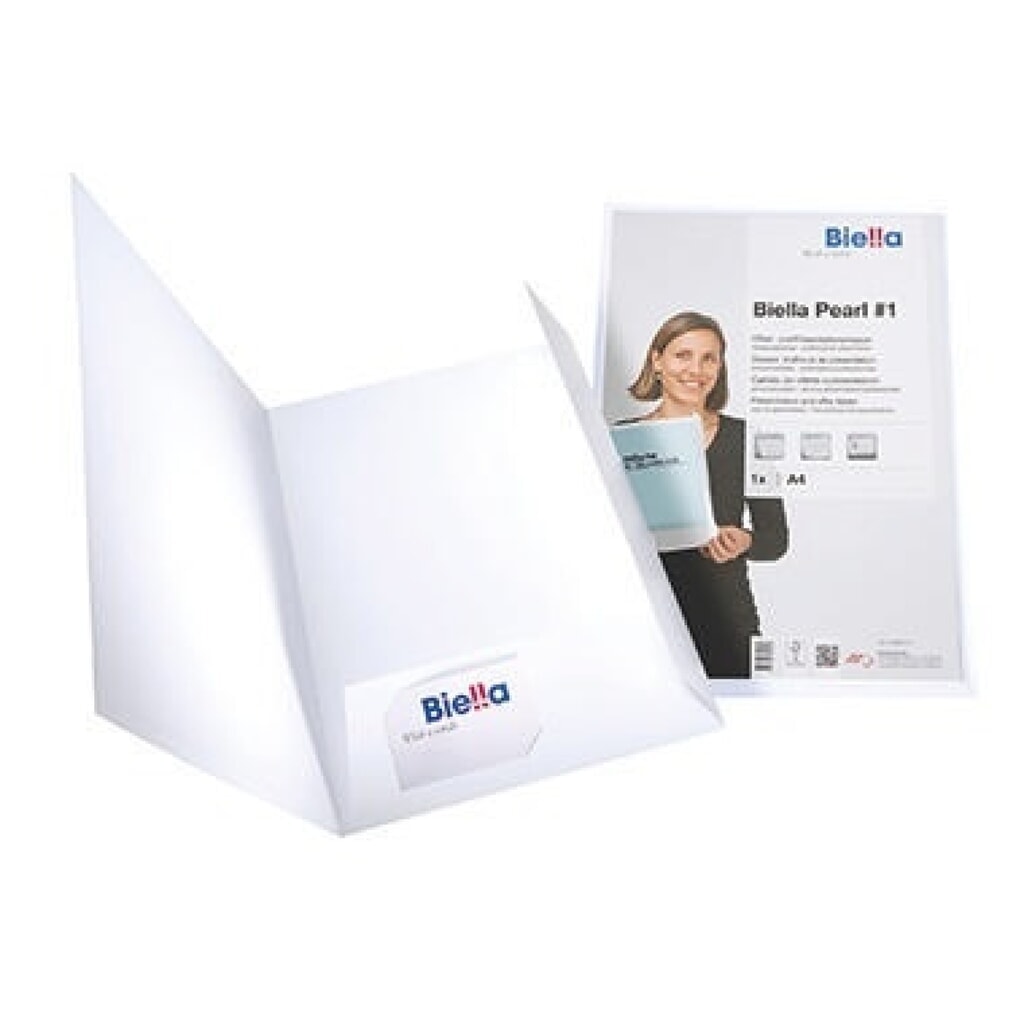 Biella Präsentationsmappe Pearl 186.401.01 22,5x31,5cm weiß Produktabbildung: Biella Präsentationsmappe Pearl 186.401.01 22,5x31,5cm weiß