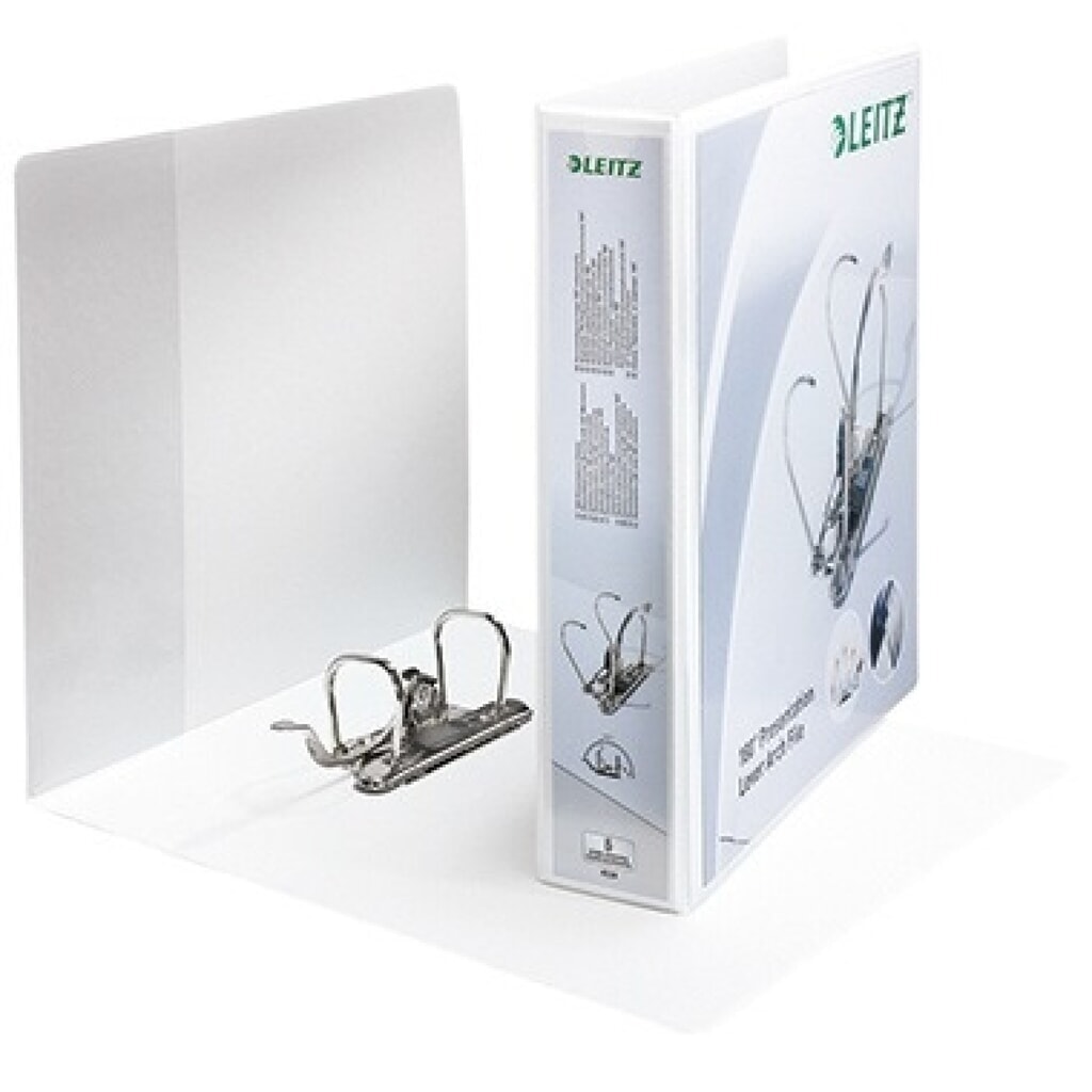 Leitz Präsentationsordner 180 42260001 DIN A4 65mm weiß Produktabbildung: Leitz Präsentationsordner 180 42260001 DIN A4 65mm weiß