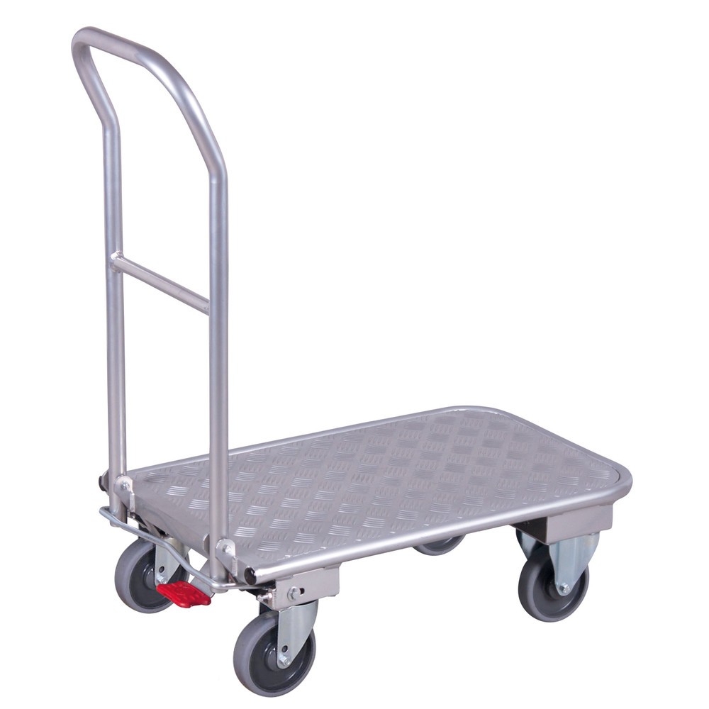 Číslo obrázku produktu 1: Transportní vozík Ameise®, hliník, nakládací plocha ŠxH 450 x 720 mm