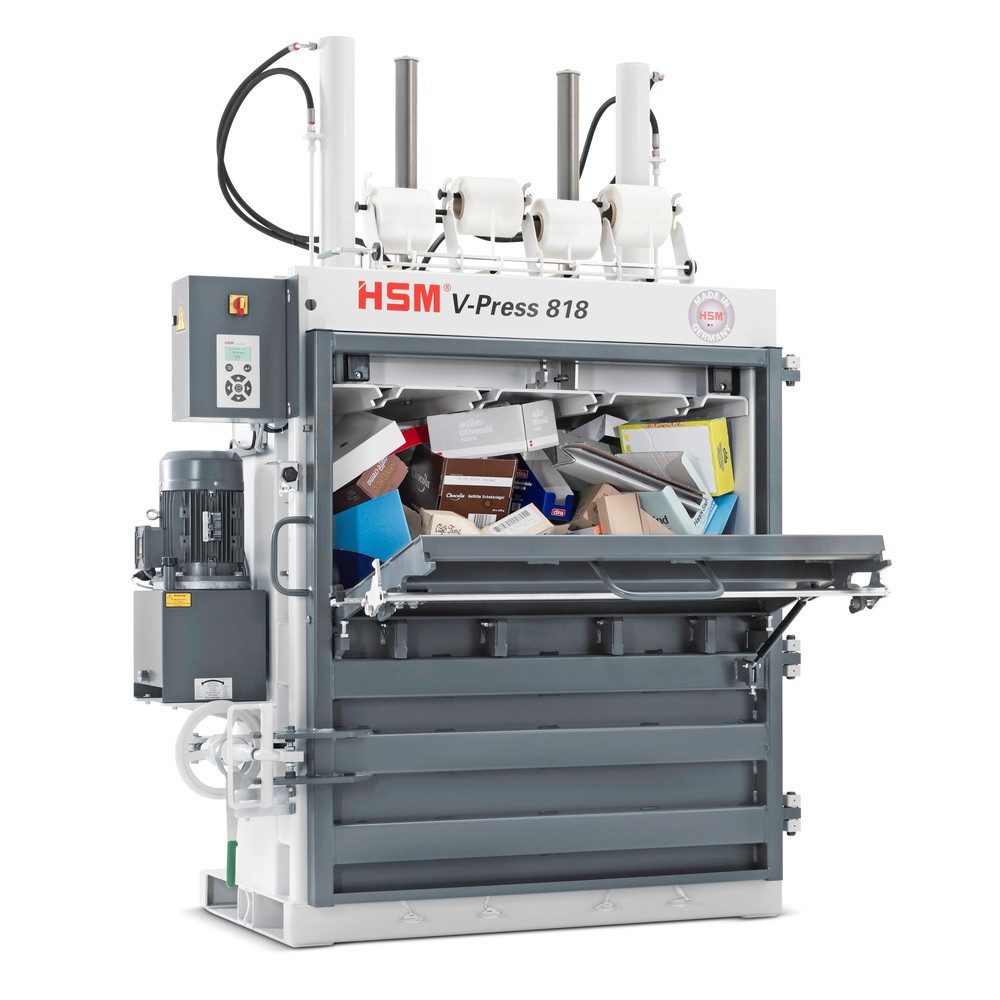 N° de l'image du produit 2 : Presse à balles automatique HSM® V-Press 818 plus