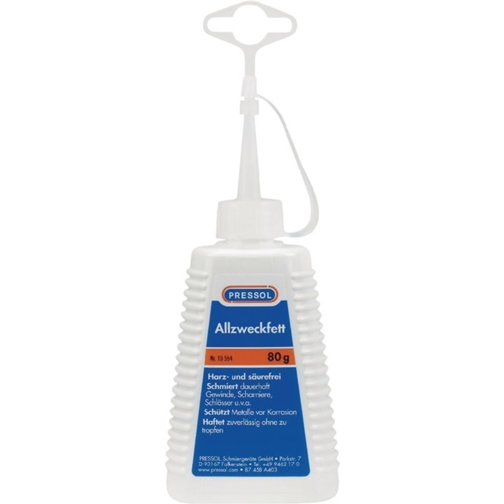 Produktabbildung: PRESSOL Allzweckfett 80g Spritzflasche