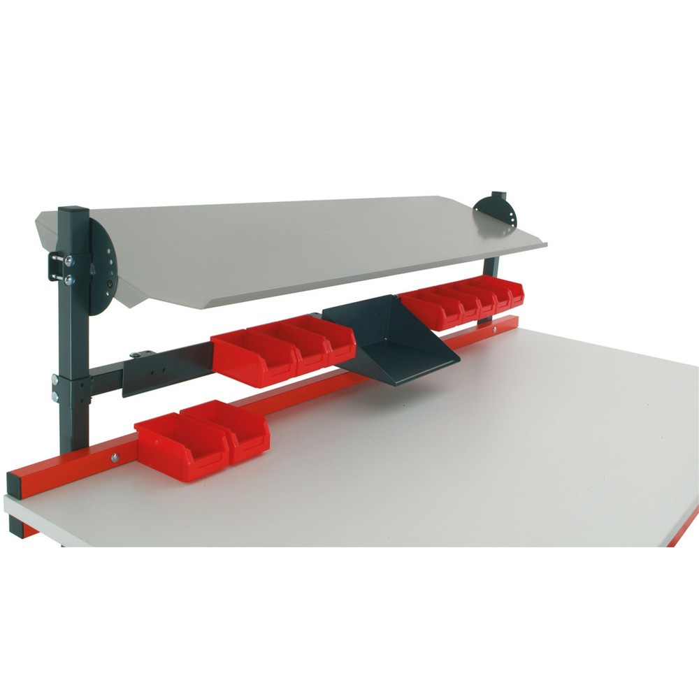 Číslo obrázka výrobku 2: Multifunkčný nosič pre baliaci stôl Rocholz, v × š × h 40 × 1 640 × 40 mm