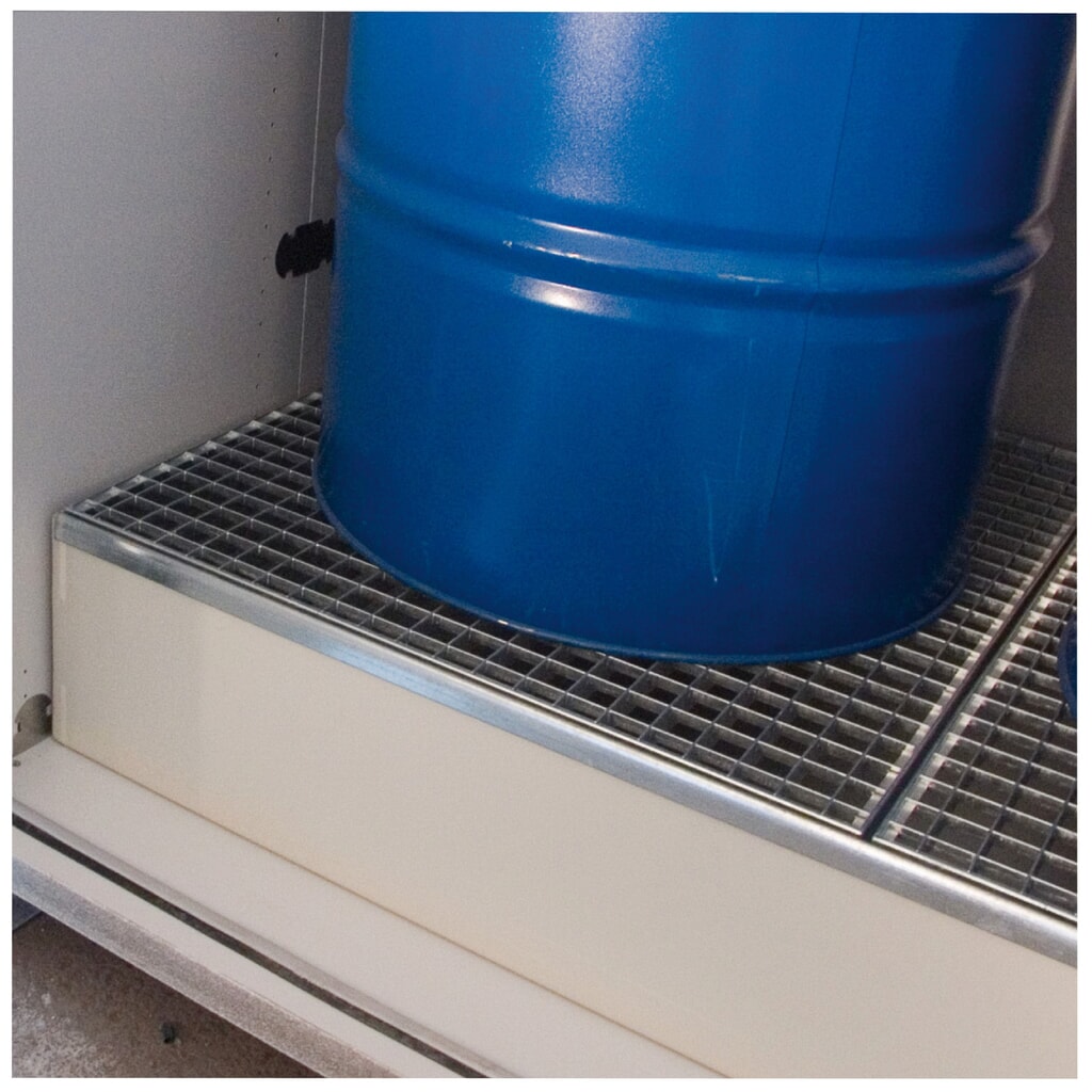 Produktabbildung Nr. 3: PRIORIT Umweltschrank FBX90, für 2 x 200 Liter Fässer, HxBxT 2.622 x 1.500 x 1.000 mm
