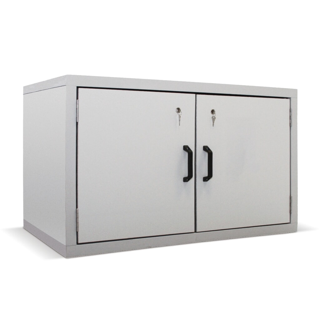 PRIORIT Untertisch-Brandschutzschrank Typ 90, Wannenboden aus Stahl, HxBxT 660 x 1.100 x 595 mm Produktabbildung: PRIORIT Untertisch-Brandschutzschrank Typ 90, Wannenboden aus Stahl, HxBxT 660 x 1.100 x 595 mm