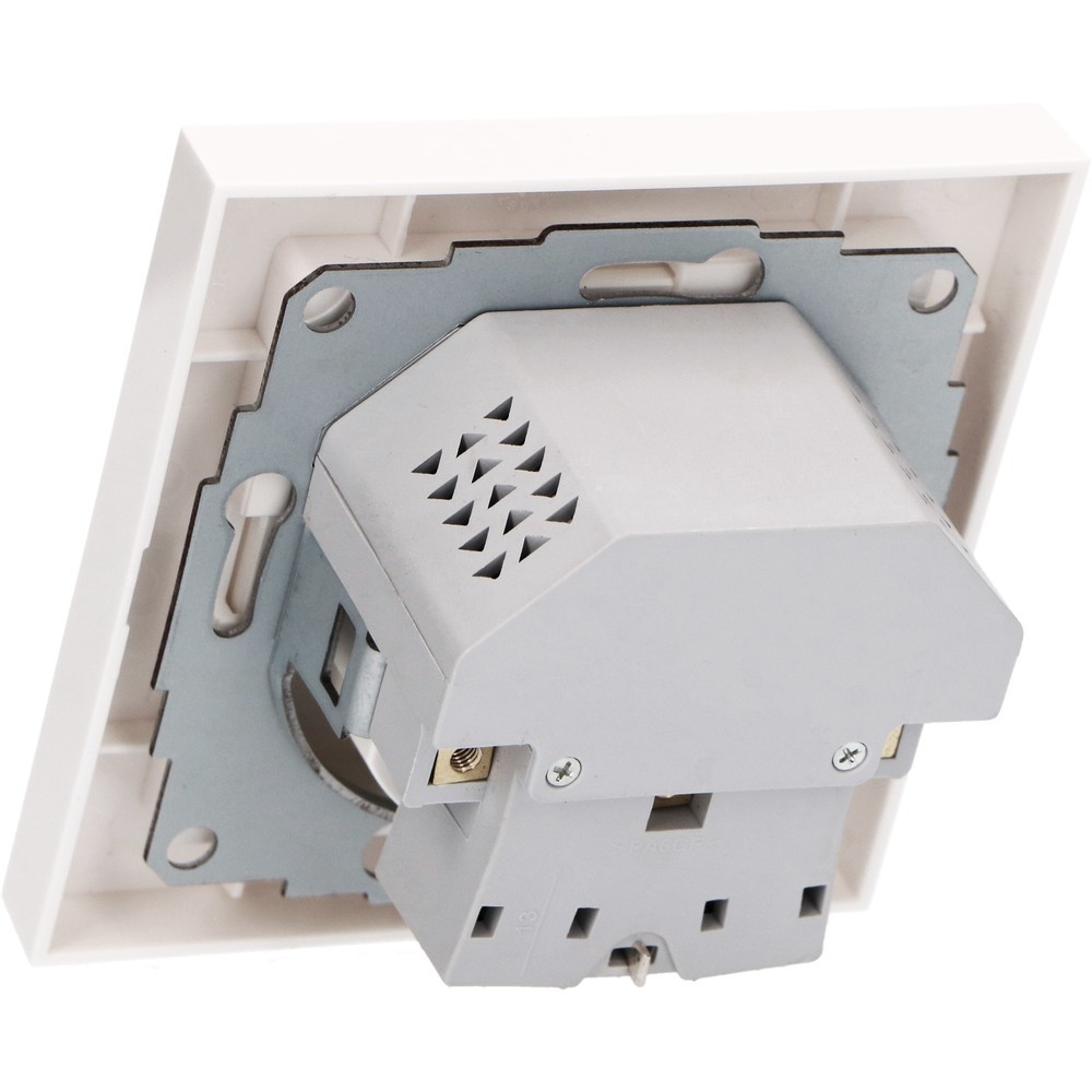 Produktabbildung Nr. 4: Pro Charge USB-Wandsteckdose - USB-A und USB-C PD 3.4A - 55x 55mm - RAL9010