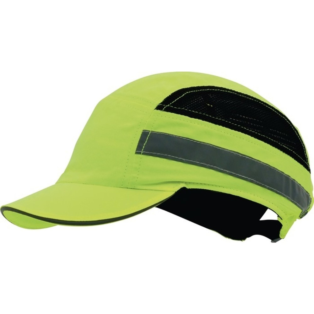 Produktabbildung: PRO FIT Anstoßkappe PLUS Base-Cap, 52-65 cm neongelb