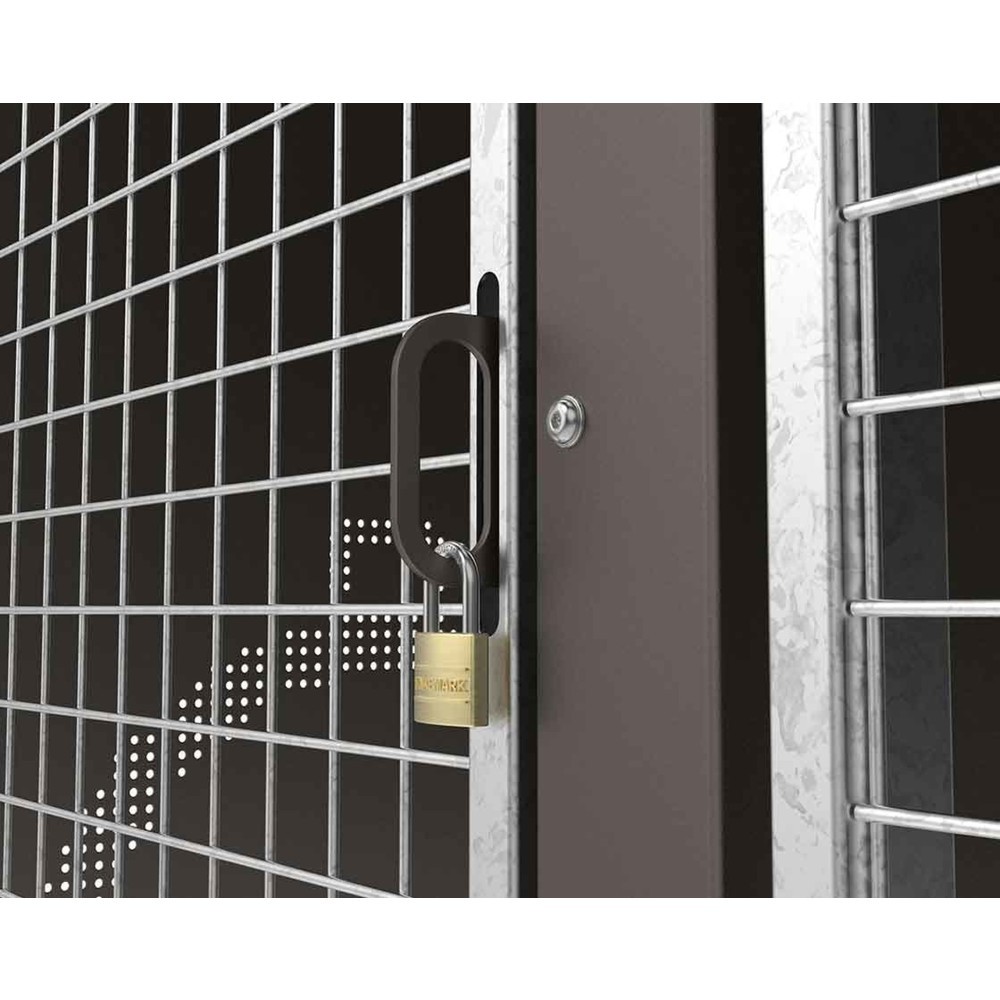 Produktabbildung Nr. 4: PROCITY® Fahrradbox Berlin, Erweiterung 2 Plätze, Türen beschichtet, anthrazit