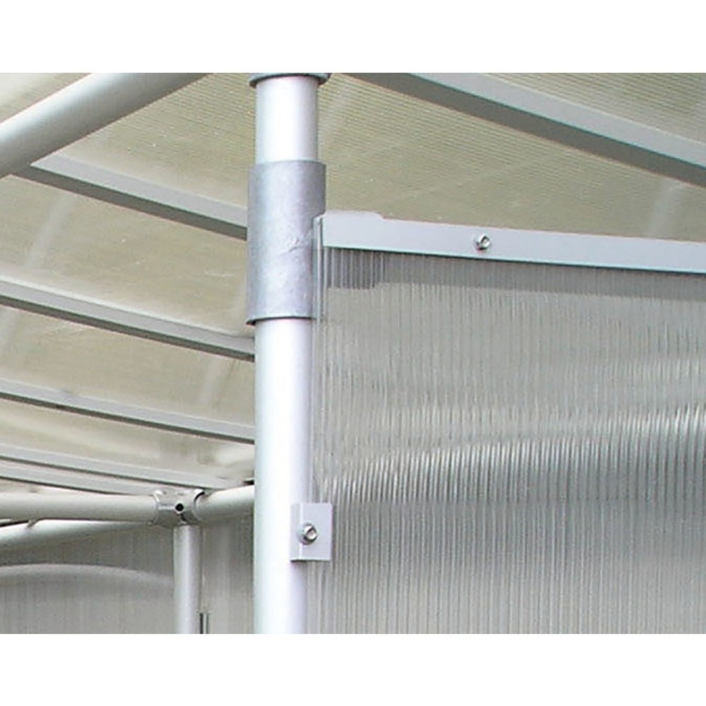 Produktabbildung Nr. 5: PROCITY® Alu-Überdachung Erweiterung, 5 Plätze, ohne Fahrradständer, silber eloxiert