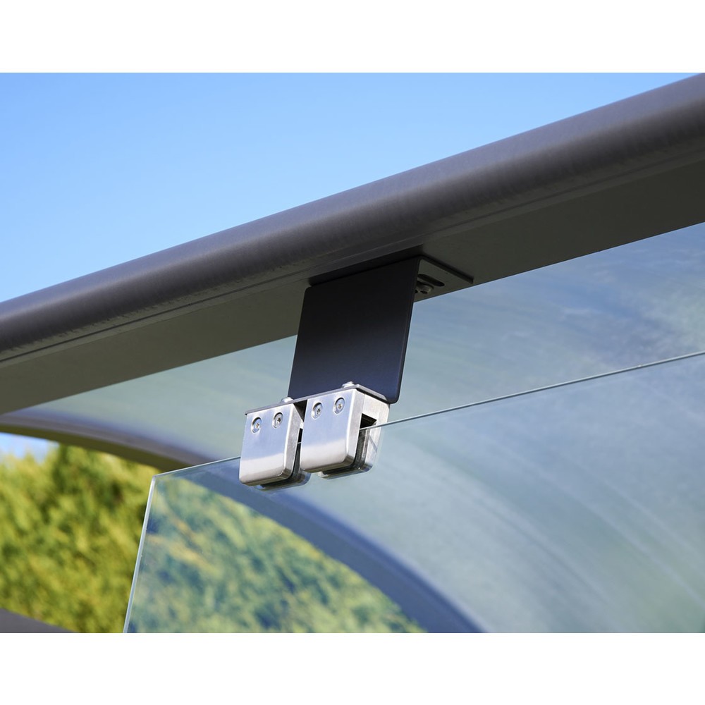 Produktabbildung Nr. 5: PROCITY® Raucherunterstand Klassik M, BxT 2.500 x 1.560 mm, braun