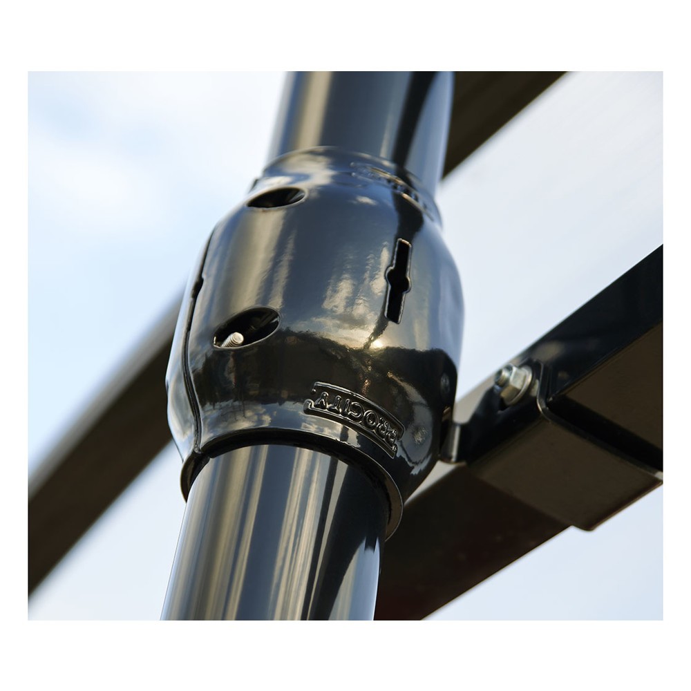 Produktabbildung Nr. 5: PROCITY® Überdachung Province City, Fahrradständer 6 Plätze, ohne Verkleidung, anthrazit