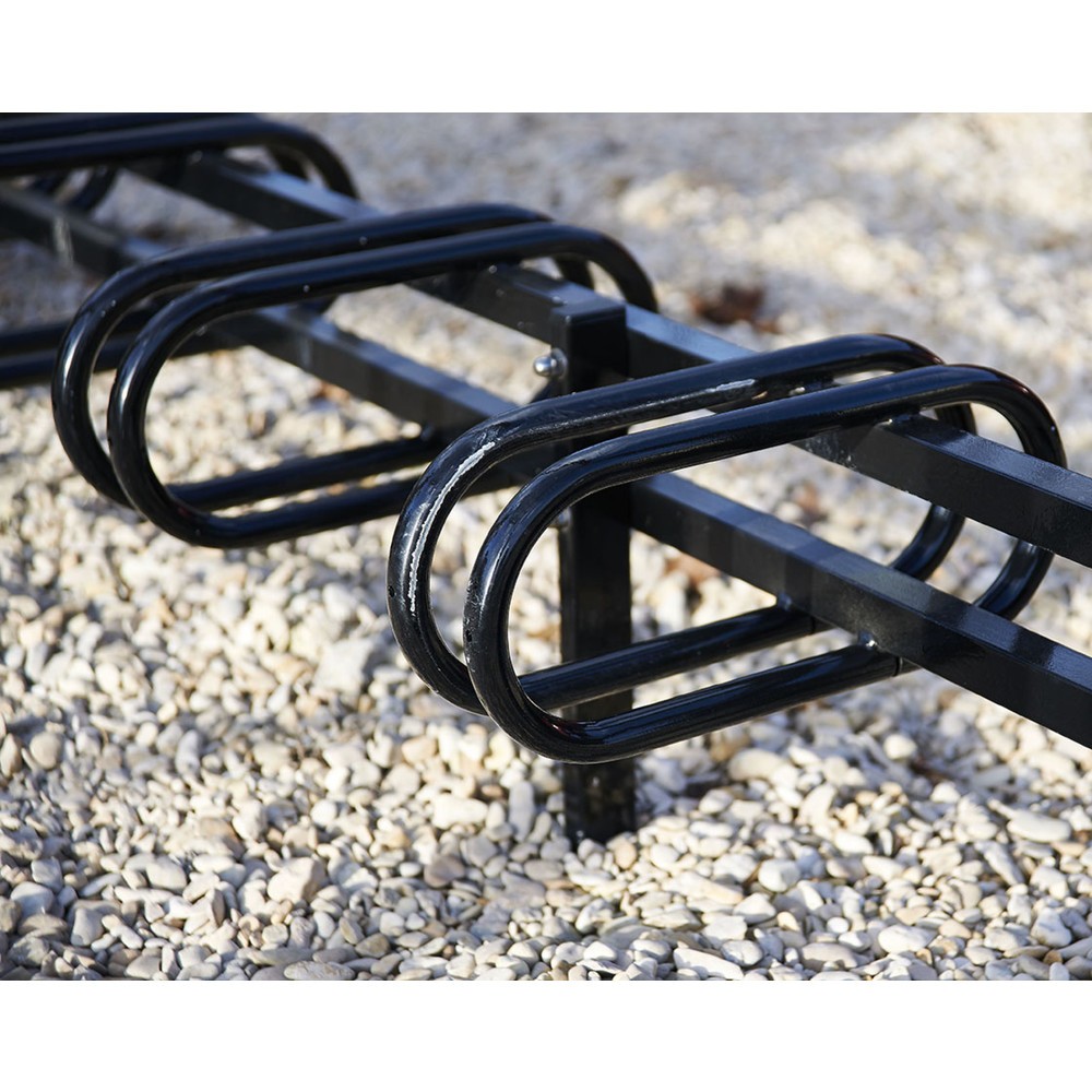Produktabbildung Nr. 4: PROCITY® Überdachung Province gebürsteter Edelstahl, Fahrradständer 6 Plätze, ohne Verkleidung, anthrazit