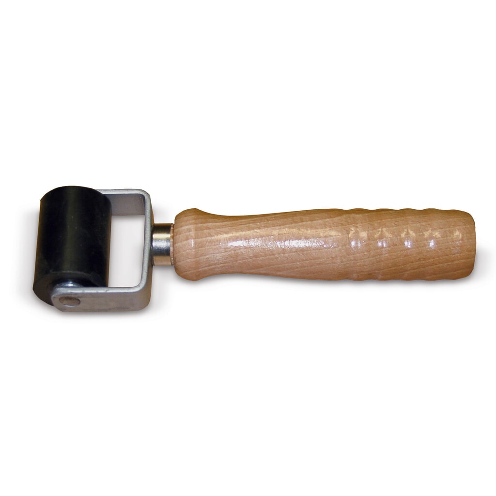 Profil-Andruckrolle mit Holzgriff Produktabbildung: Profil-Andruckrolle mit Holzgriff