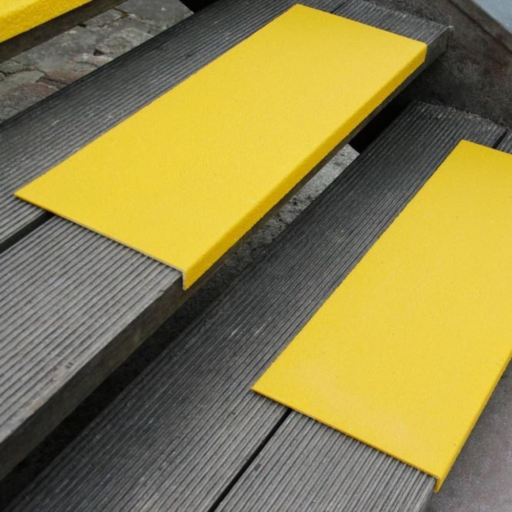 Immagine del prodotto: Profilo bordi in plastica rinforzata con fibre di vetro (GFK), giallo, lunghezza 1.000 mm