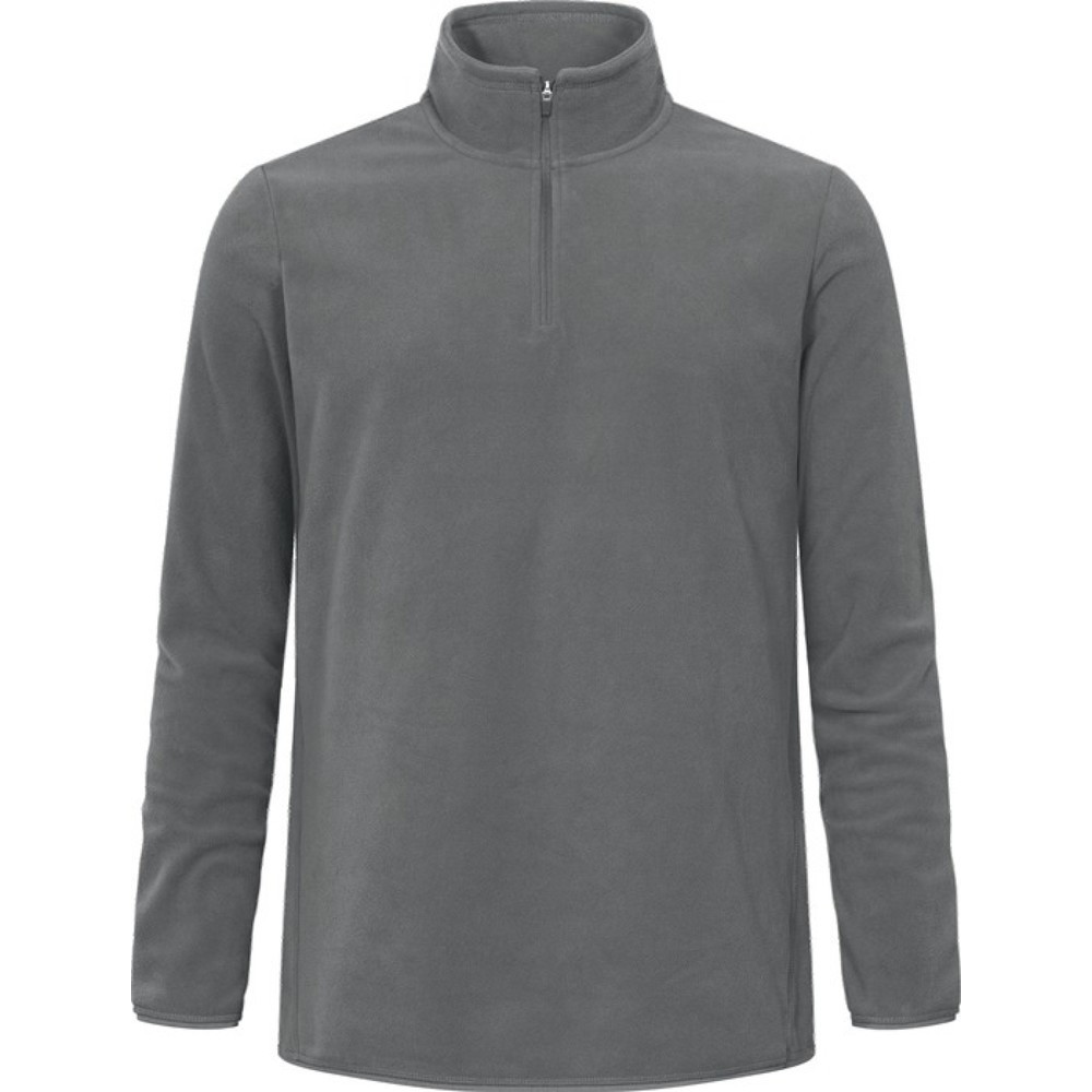 promodoro Fleece Troyer, Größe XL, steel-grey Produktabbildung: promodoro Fleece Troyer, Größe XL, steel-grey