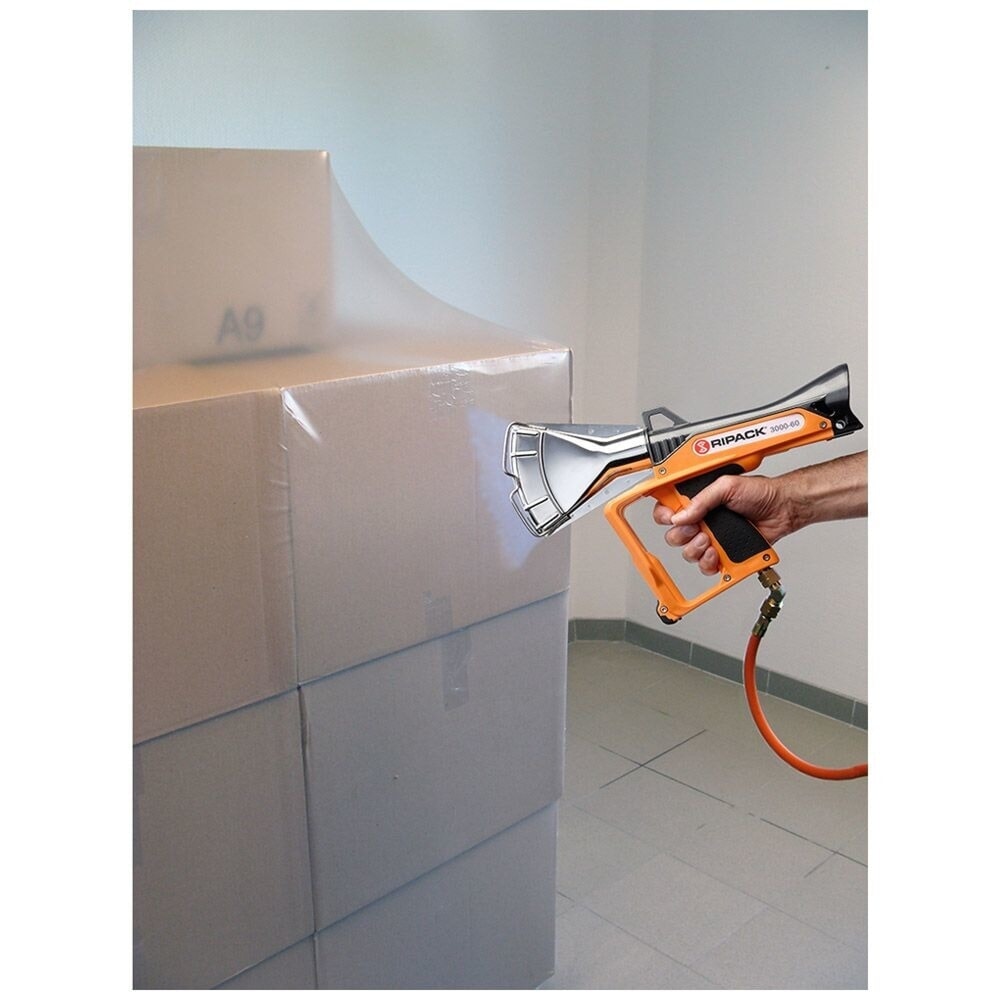 Produktabbildung Nr. 9: RIPACK® Kombi-Set, Schrumpfpistole 3000 + Propangasflaschenwagen, für PE-Schrumpffolien