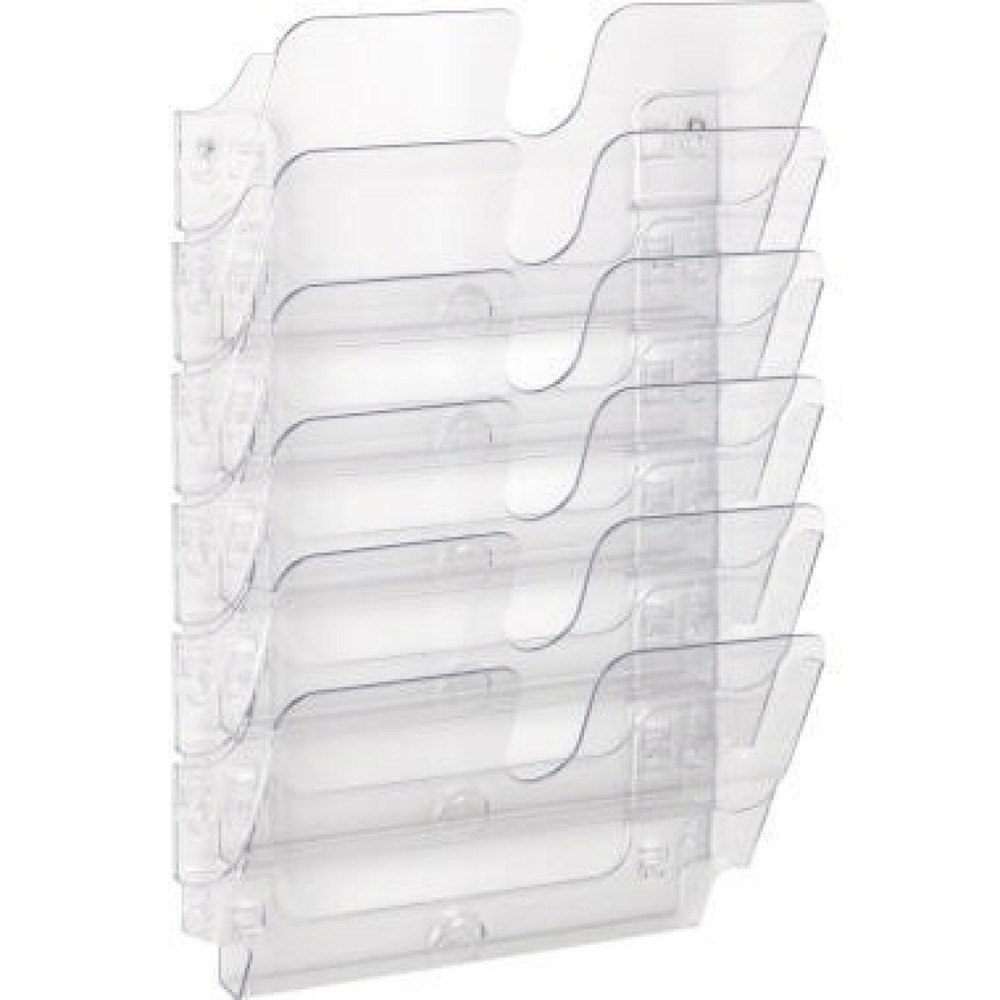 Produktabbildung Nr. 1: Durable Prospekthalter FLEXIPLUS 1700014401 A4 quer 6Fächer tr