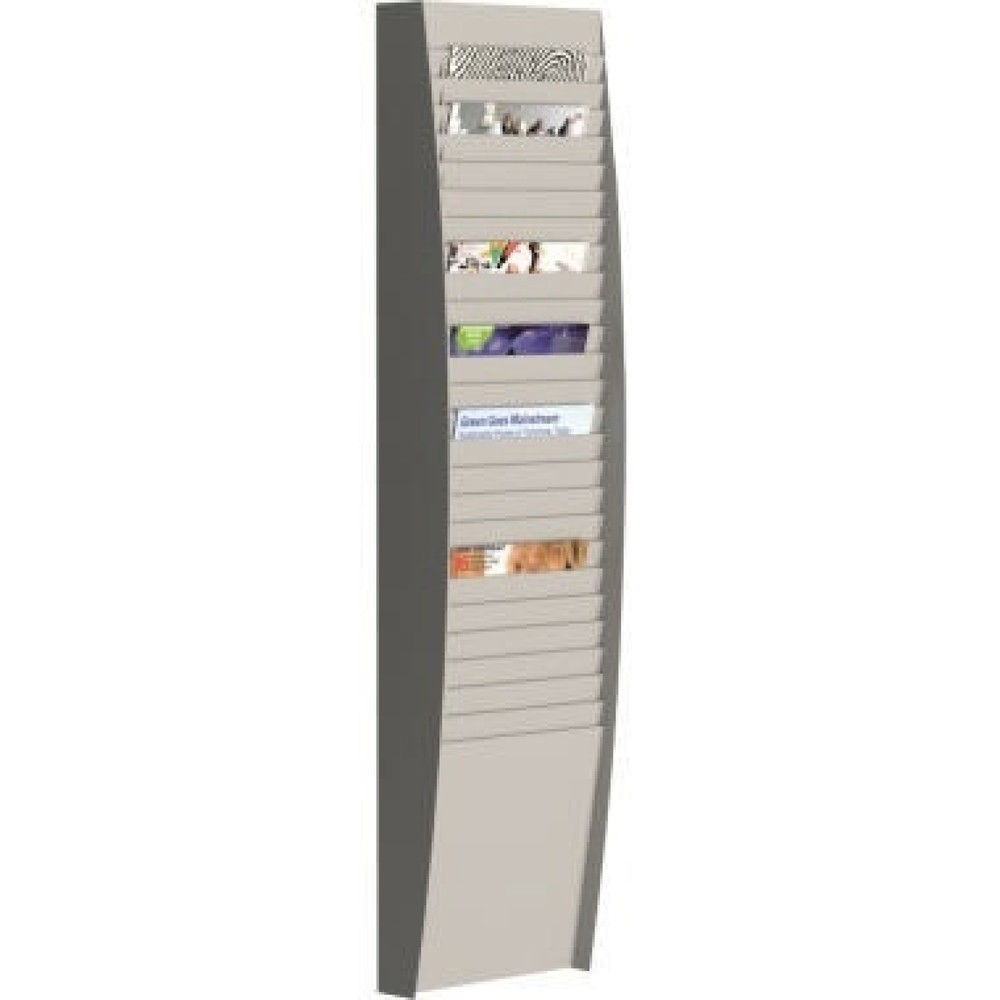 Produktabbildung: Paperflow Wand-Sortiertafel V 25F A4V1X25.02 DIN A4 grau
