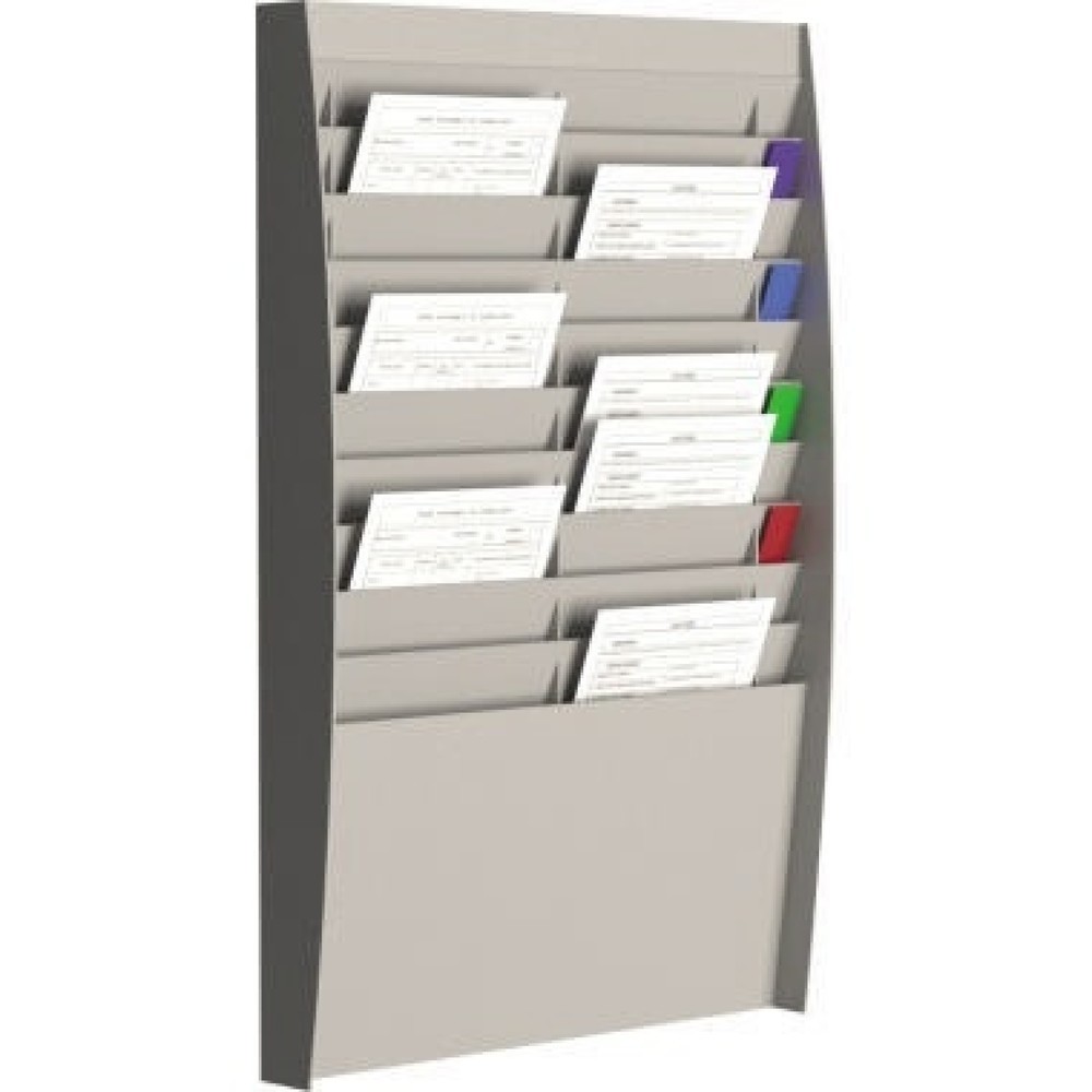 Produktabbildung: Paperflow Wand-Sortiertafel V 20F A4V2X10.02 DIN A4 grau