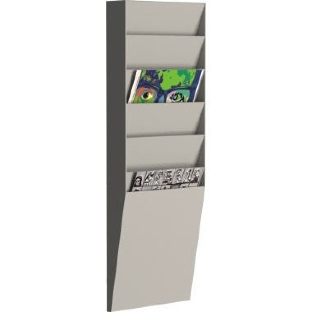 Produktabbildung: Paperflow Wand-Sortiertafel V 6F A4V1X6.02 DIN A4 grau