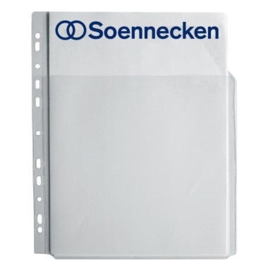Soennecken Combi-Prospekthülle 1601 DIN A4 PP transparent 5 St./Pack. Produktabbildung: Soennecken Combi-Prospekthülle 1601 DIN A4 PP transparent 5 St./Pack.
