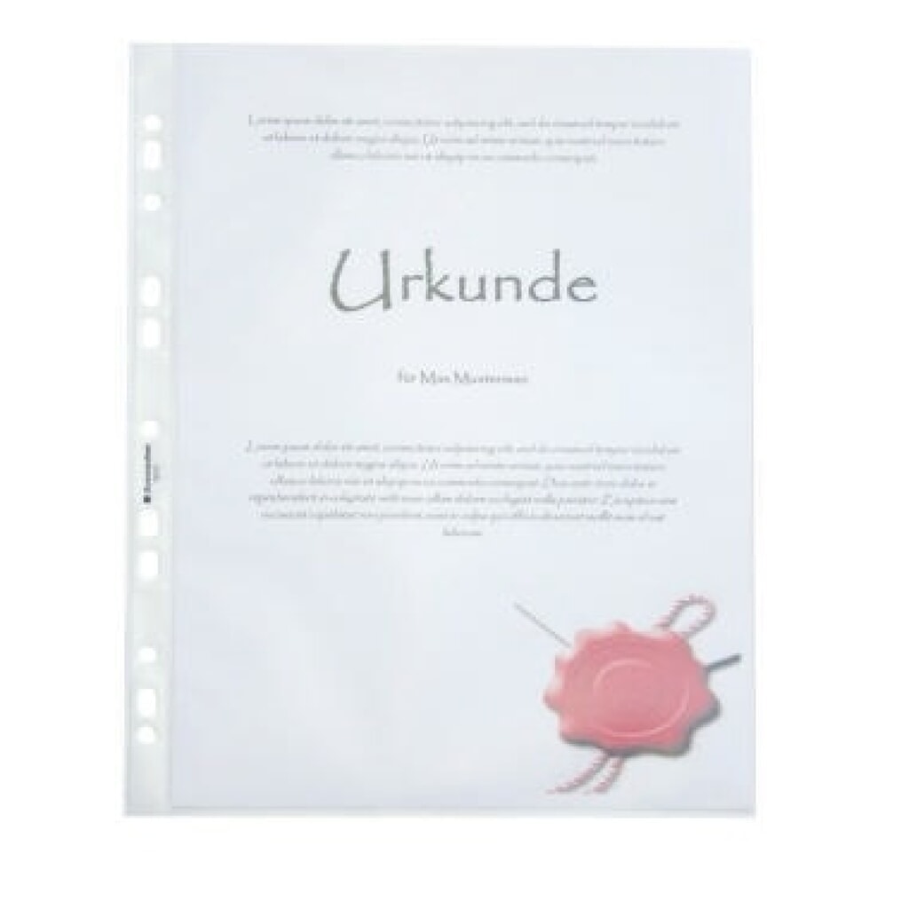 Produktabbildung Nr. 2: Soennecken Prospekthülle 1603 DIN A4 PP transparent 100 St./Pack.