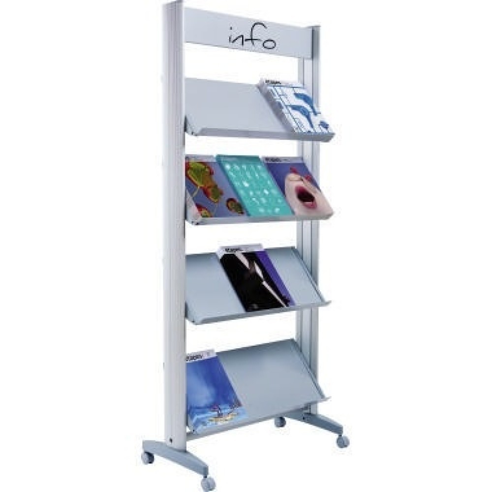 Produktabbildung: Paperflow Prospektständer 12.A4TM.35 Metall