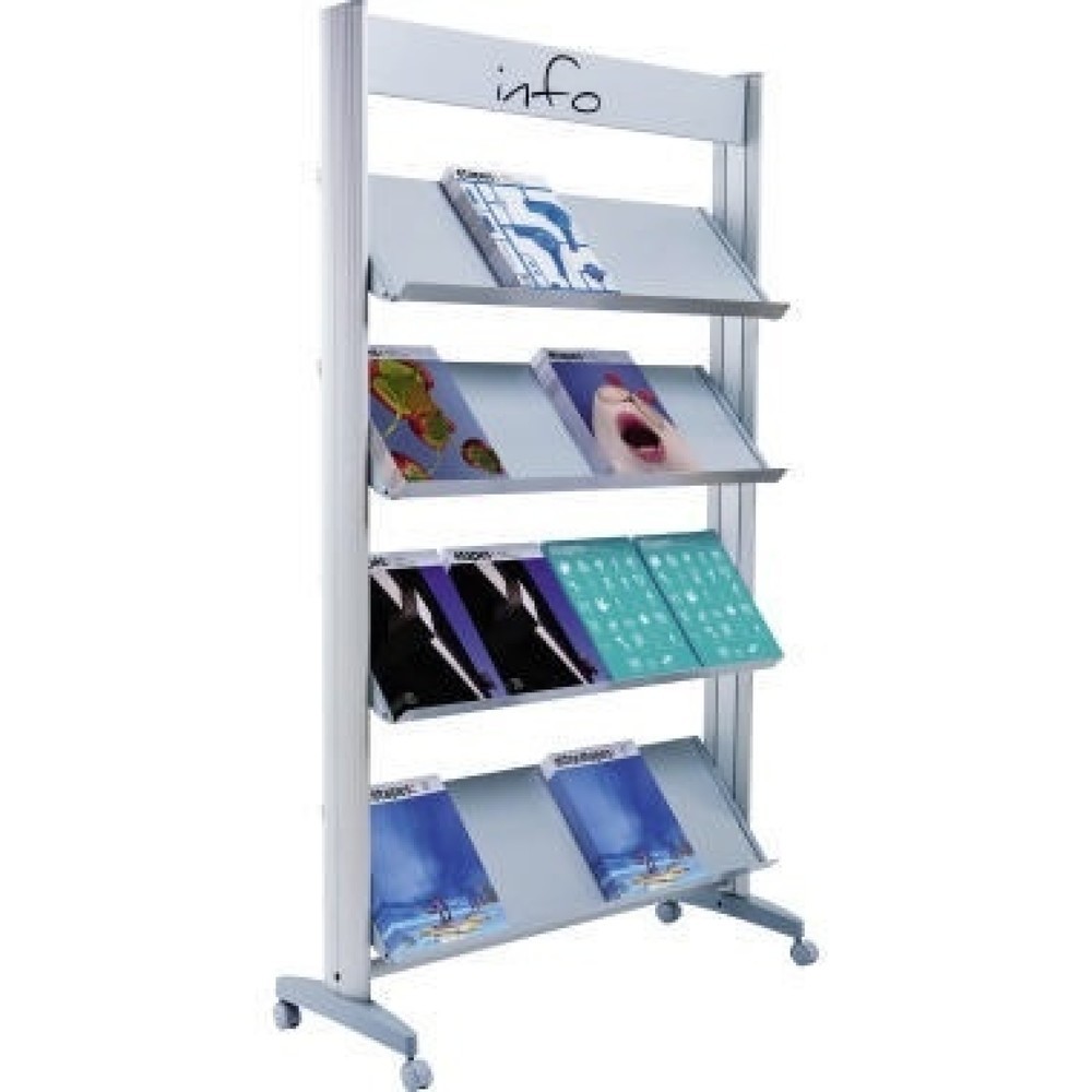 Produktabbildung: Paperflow Prospektständer 16.A4TM.35 Metall