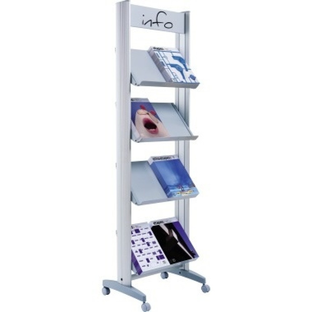 Produktabbildung: Paperflow Prospektständer 8.A4TM.35 Metall