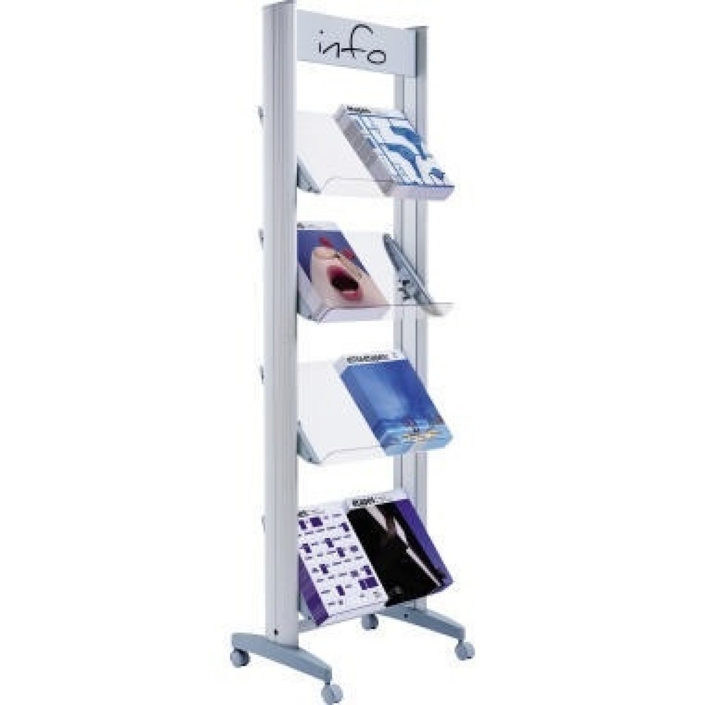 Paperflow Prospektständer 8.A4TT.35 Plexiglas Produktabbildung: Paperflow Prospektständer 8.A4TT.35 Plexiglas