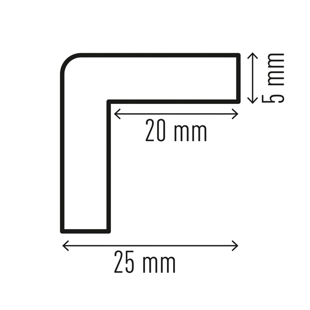 N° de l'image du produit 6 : Protection contre les chocs pour arêtes DURABLE C35, angulaire, H x l 47 x 1 000 mm