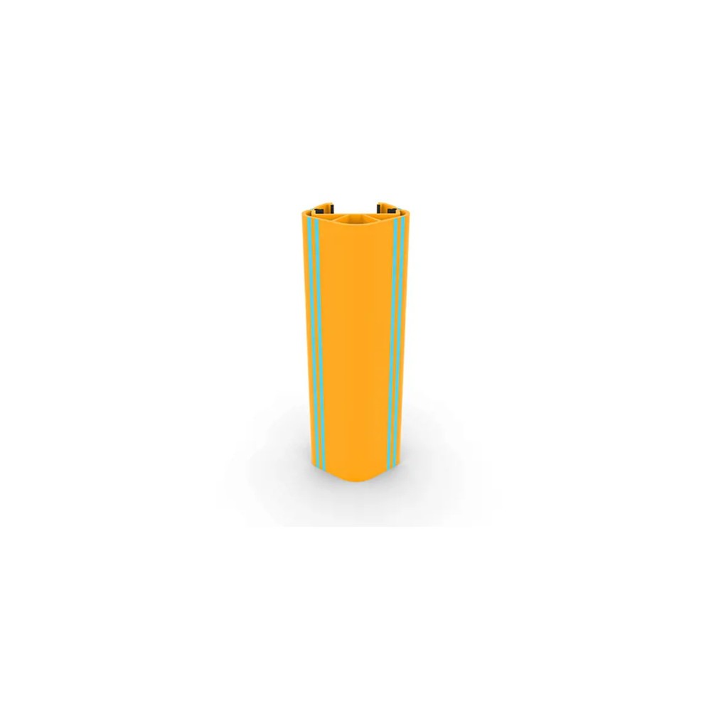 Illustration du produit: A-SAFE Protection contre les chocs pour rayonnages RackGuard en MEMAPLEX®, version frigorifique, cote intérieure HxlxP 600 x 102 x 44 mm