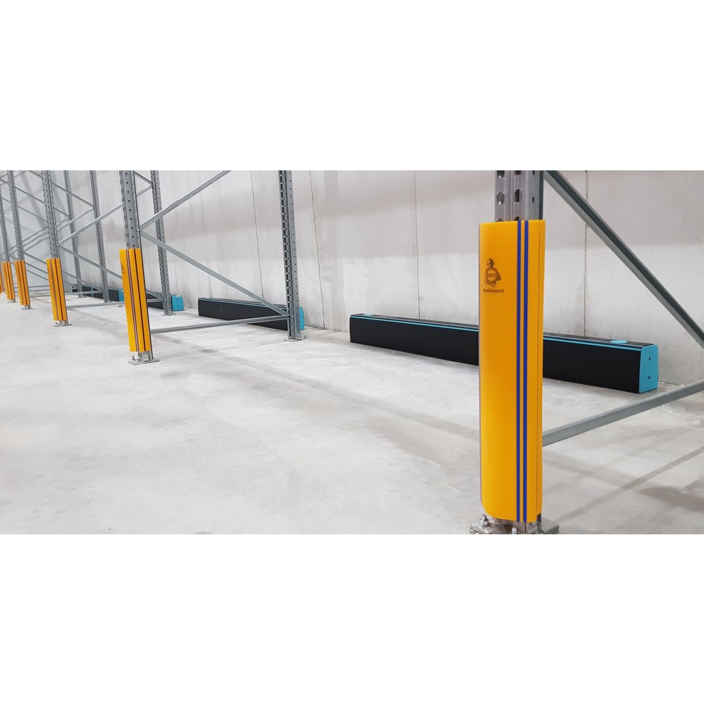 N° de l'image du produit 5 : A-SAFE Protection contre les chocs pour rayonnages RackGuard en MEMAPLEX®, version frigorifique, cote intérieure HxlxP 600 x 102 x 44 mm