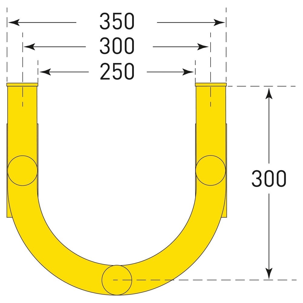 N° de l'image du produit 3 : Protection de tuyau, utilisation en extérieur, H x l 1 500 x 350 mm