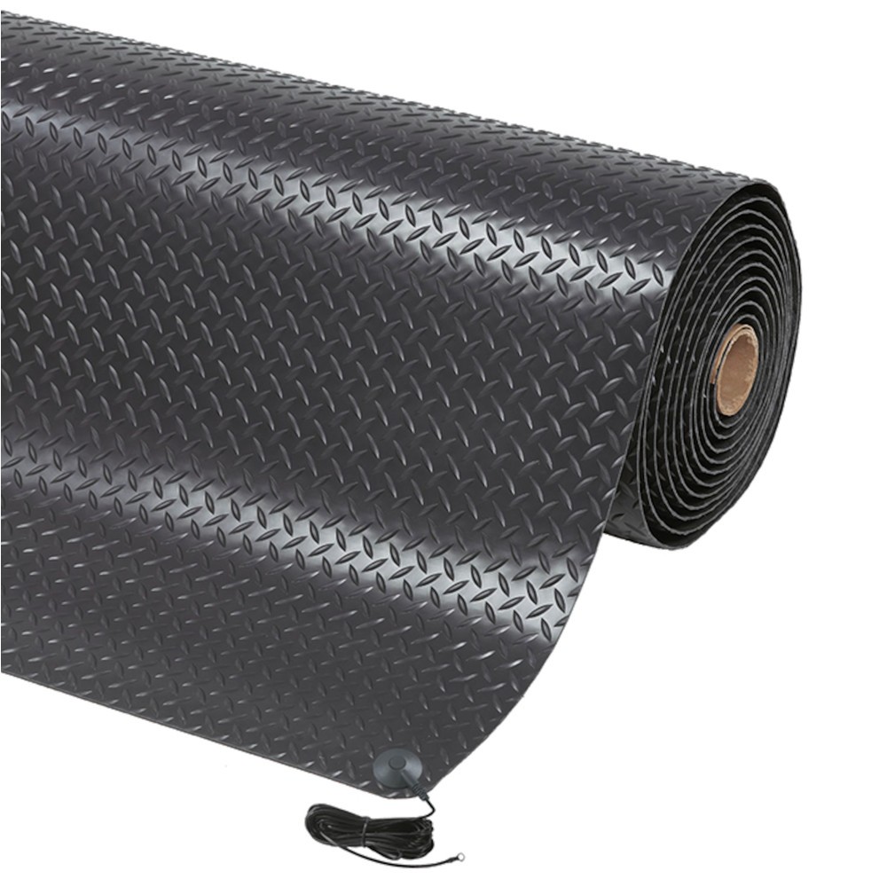 Obrázok výrobku: Protiúnavová rohož NoTrax Diamond Stat™, š × d 600 × 910 mm, čierna