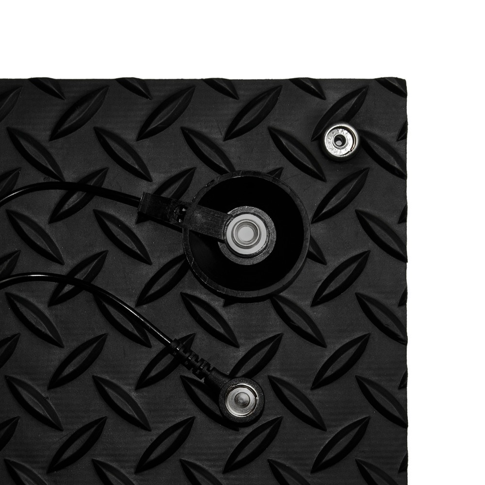 Číslo obrázku produktu 3: NoTrax protiúnavová rohož Diamond Stat™, ŠxD 600 x 910 mm, černá