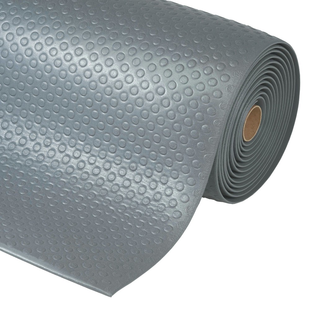 Obrázok výrobku: Protiúnavová rohož, PVC/vinylová pena, nopky, metráž x 600 mm, sivá