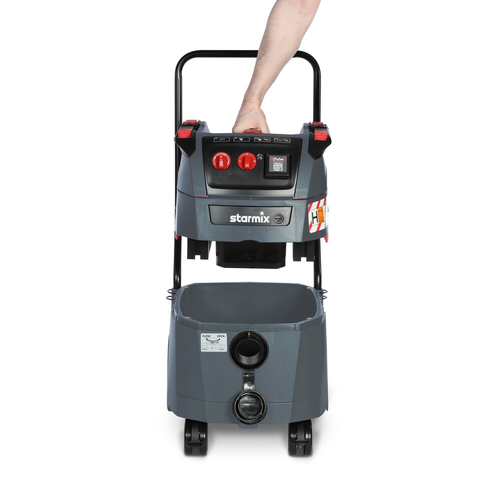 Číslo obrázku produktu 3: Průmyslový vysavač starmix iPulse, kategorie prachu H, sklopný podvozek, 1600 W, 35 l