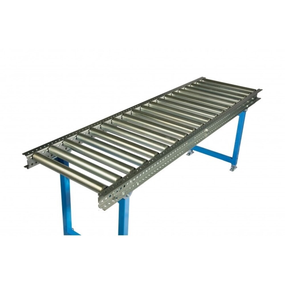 Zdjęcie produktu nr 2: BLUME przenośniki rolkowe do ciężkich ładunków, kółka z rurek stalowych, dł. x szer. 2000 x 600 mm, rozstaw osi 125 mm