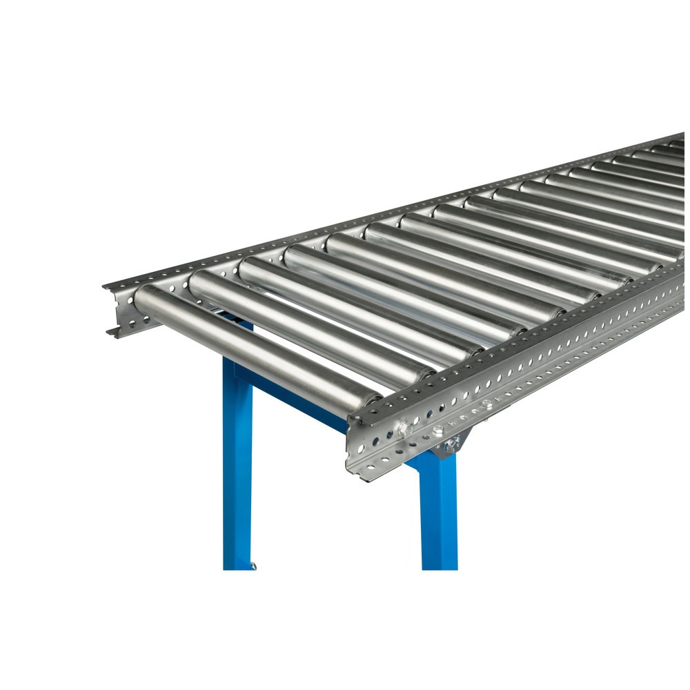 Zdjęcie produktu nr 1: BLUME przenośniki rolkowe do ciężkich ładunków, kółka z rurek stalowych, dł. x szer. 2000 x 600 mm, rozstaw osi 125 mm